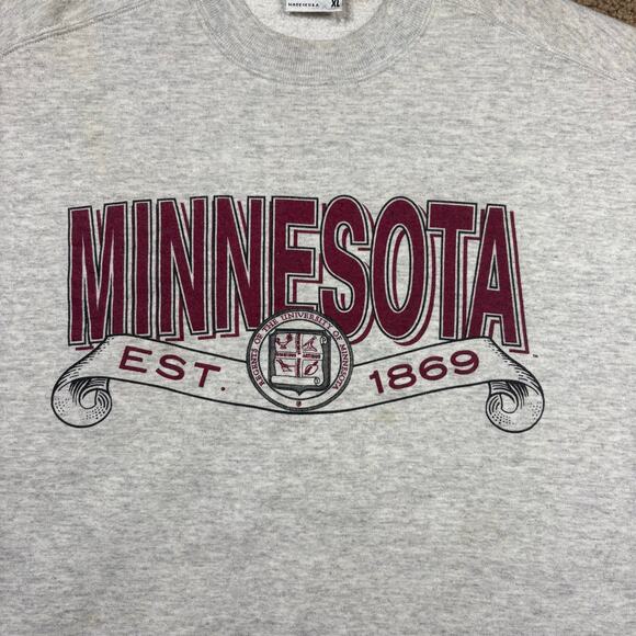 Vintage University of Minnesota Crewneck sweater Men’s Sz XL - Picture 2 of 6